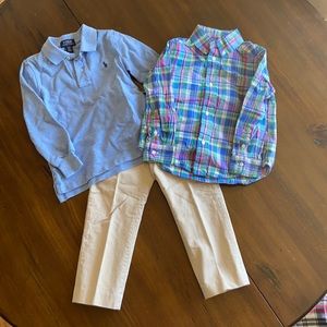 Boys 3T set Crewcuts & Ralph Lauren